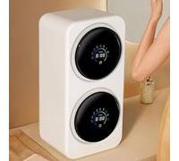 Mini Washing Machine and Dryer 2 in 1, 7L Capacity, with LCD Touch Screen, Smart Self-Cleaning, Independent Wash, Gentle Slow Wash, High Temp Drying for Apartment