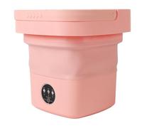 Mini Washing Machine Efficient Convenient 8L Portable Washing Machine Multipurpose Energy Saving for Apartment Travel (Pink)