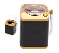 Mini Washing Machine, Electric Mini Quick Dry Cleaning Washer Cosmetic Tool Cleansing Machine for Home (Gold)