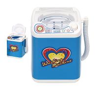 Mini Washing Machine, Electric Mini Quick Dry Cleaning Washer Cosmetic Tool Cleansing Machine for Home (Blue)