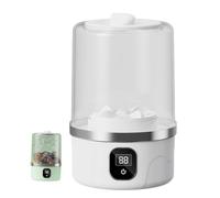 Mini Washing Machine for Baby Clothes & Underwear, Portable Cordless Washer with USB Charging, 3000mAh Rechargeable 1L, Dual Modes for Delicates, Quiet Travel Washer for Flats, Campervan (White)