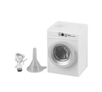 Mini Washing Machine in 1:12 - Rechargeable Washing Machine Toy Set with Rotating Drum Toy for Fake Laundry Activity Activity Simulation Educational Home Fun Appliance