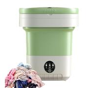 mini Washing Machine - Mini Washing Machine, Ultrasonic Turbine 36W | Foldable Washer Spin Dryer With Sanitizing Light For Light Clothes Socks Clothes Efficient Compact Space Saving