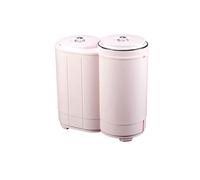 Mini Washing Machine Portable Compact Mini Twin Tub Washing Machine w/Wash and Spin Cycle, Built-in Gravity Drain Capacity For Camping, Apartments, Dorms, College Rooms, RV’s, Delicates and more Porta
