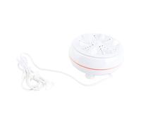 Mini Washing Machine Portable USB Powered Automatic 30 Minutes Washing Cycle Water Saving Stable Suction Cup Design for Travel Home ABS Silicone Material 300g