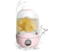 Mini Washing Machine - Small Underwear | Refillable Laundry Cup Automatic Cleaning Tool for Travel for Tiny Spaces RV Apartments