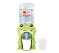 Mini Water Dispenser - 190ml Simulation Drinks Dispenser with Tank Cup, for Kid No Battery, Frog