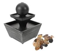 Mini Water Fountain Desk Ornament Resin Decorative Tabletop Accent
