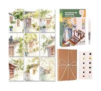 Mini Watercolor Paint Set Art Watercolor Workbook Set