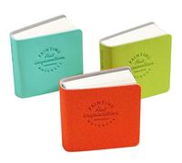 Mini Watercolour Paint Set Travel 3PCS Mini Sketchbook - Mini Travel Watercolor Notebook, Tiny Artist Sketch Pad for Painting, Portable Watercolour Journal, Small Pocket-Sized Sketch Book for Adults