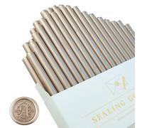 Mini Wax Seal Sticks,Tomgenrine Mini Glue Gun Sealing Wax Sticks 36pcs for Wedding Invitations, Letter, Envelope, Cards and Crafts(Champagne Gold）