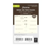 Mini Week on two pages 4 language cotton cream 2025