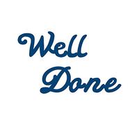 Mini Well Done Script: Tattered Lace Metal Die for Paper Card Craft