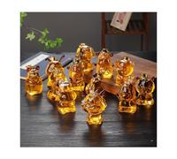Mini Whiskey Decanter, Chinese Zodiac Bottle Stopper, Transparent Glass Animal Shape, 180ml/125ml/150ml Capacity, Gift for Whiskey Lovers
