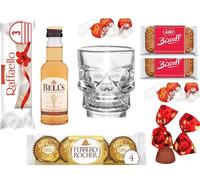 Mini Whisky 50ml Shot Glass Chocolates Gifts (Bell's Original)
