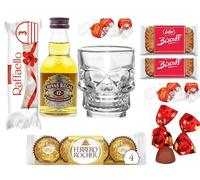 Mini Whisky 50ml Shot Glass Chocolates Gifts (Chivas Regal 12 yrs)