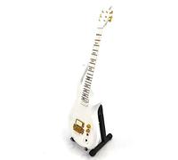 Mini White Guitar For PRINCE DISPLAY Gift
