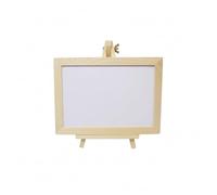 Mini Whiteboard 18cm x 13cm - Small Dry Erase Board for Kids, Students & Home Schooling - Reusable Double-Sided White Board for Classroom, Office, Kitchen & Study Notes