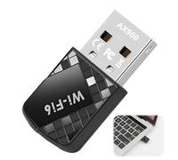 Mini Wi-Fi 6 AX900 USB WiFi Dongle, USB2.0 Wireless Internet Dongle Receiver, Wireless Dual Band 5GHz 600Mbps & 2.4G 286Mbps, Change wired connection into Hotspot, for Windows 11/10/7