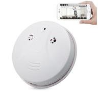 Mini WiFi Detector Camera, 1080P Wireless Nanny Security Camera, Smoke Detector with Motion Detection/Night Vision/Remote View for Home and Office Surveillance, No