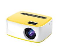 Mini Wifi Projector HD 1080P Supported Movie Projector Portable Home Theater Video Projector Compatible with Smartphone,U Disk, Computer,Set-Top Box,DVD,Headphones,Audio,Etc.,Yellow