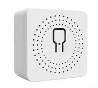 Mini WiFi Switch for Cozylife App, 16A 2-Way Control for Relay Breaker with Timer, Flame-Retardant PC Housing, 40x40x24mm, for 100-240V AC Lighti