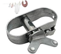Mini Winch 3.1x0.8x2.5 Inch Labor-Saving Zinc Alloy Rope Tightener, Easy-Install Wire Tensioner for Tightening Fences, Pool Ropes, Clotheslines