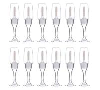 Mini Wine Glass Shaped Lip Gloss Tube 8ml Plastic 12pcs