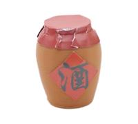 Mini Wine Jar Mode Pretend Play Decorative Realistic Dollhouse Wine Bottle Miniature Doll Accessories for Bar Micro Landscape- S