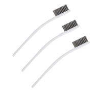 Mini Wire Brush, 3 Pcs Small Wire Brushes, Stainless Steel Wire Brushes, Mini Brass Wire Brushes, Brass Brush for Cleaning Masonry, Stove, Sink, Dust and Rust