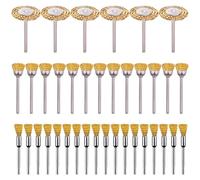 Mini Wire Brush Kit, 90 Pieces of Cleaning Tools with 3 Mm Shank, Features Cup, Wheel, and Pen Brushes for Tool, Ideal for Automotive and Jewelry Use