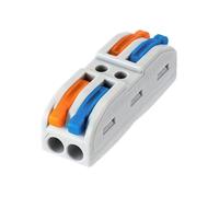 Mini Wire Connector Universal Compact Splitter Electrical Crimp Type Household Terminal Block(Kv212,2 Pcs)