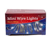 Mini Wire Lights Warm White 10 Pack