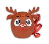 Mini Wireless Acoustic Speaker Reindeer, Easy and Fast Wireless Connection, Ideal for Parties and Children, Diameter 42 mm, Height 45 mm