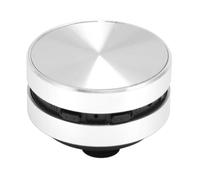 Mini Wireless Bone Conduction Speaker, Suction Cup Dual Stereo Bass Sound Creative Speaker FM Radio, Mini Size Music Player for Bathroom Outdoor Home Travel (Silver)