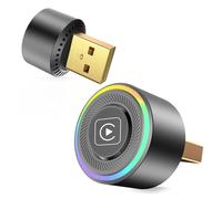 Mini Wireless CarPlay Adapter for Apple iPhone - Upgrade Wired CarPlay to Wireless, One-Tap Multi-User Switch, Plug & Play, Fast Auto-Connect (iOS 10+)