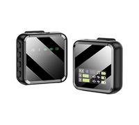 Mini Wireless Lavalier Microphone System Audio Video Voice Recording Mic For Or Mobile Phone Live Streaming(One drag one)