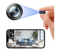 Mini Wireless Security Camera 1080P HD Magnetic WiFi Micro Nanny Cam Camera with Motion Detection Small Smart Cameras Clear Night Vision & Cloud/SD Storage for Home Pet Baby Office (Indoor/Outdoor)