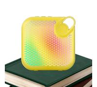 Mini Wireless Speaker - Small Audio with RGB Lights - Wireless Speaker with RGB Light for Travel Beach Shower Party Camping