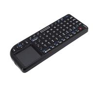 Mini Wireless Touch Keyboard, 2.4GHz USB Rechargeable Touchpad Keypad with Backlit, for PC for PS for for Systems, Portable Thin Design