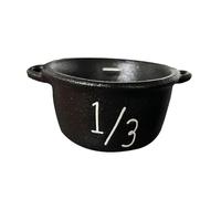 Mini Witch Cauldron Set, Wizard Kitchen Measuring Cup Set, Fun and Functional Kitchen Candy Pot Halloween Measuring Cup Sets, Home Party Favor Candy Bowl Decor (1/3)