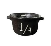 Mini Witch Cauldron Set, Wizard Kitchen Measuring Cup Set, Fun and Functional Kitchen Candy Pot Halloween Measuring Cup Sets, Home Party Favor Candy Bowl Decor (1/4)