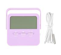 Mini with Probe Digital Display Temperature Gauge | ABS Body, Large Screen and Magnetic Back Plate, Fridge Monitoring with Alarm Range 50℃ to 70℃