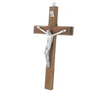 Mini Wood Cross Pendant Wooden Cross Charm for Crafts Small Hanging Ornament for Wall Decor and Religious Celebrations Unique Present for Faith