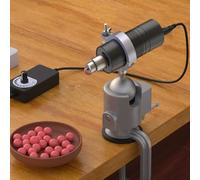 Mini Wood Lathe Polishing Machine, Commercial Bead Rounding Tool, Adjustable Speed with Stand, One-Button Start/Stop, for Making Incense Beads, Home Use, Carpentry