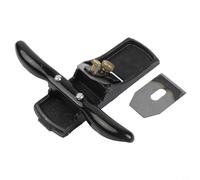 Mini Wood Planer Hand Tool with Ebony Wood Handle and Thick Steel Blade for Precision Woodworking and DIY Projects