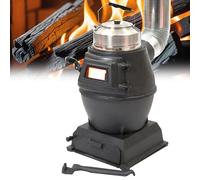 Mini Wood Stove, Pure Cast Iron Coal Fire, Wood Stove Heating, Camping Stove Heating and Cooking, for Tent, Indoor, Villa, Heating