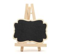 Mini Wooden Chalkboards 20 PCS/Set Wooden Blackboard Universal Message Board Mini Chalkboard Portable Wedding Party Decor Decorative Parts for Food Labels Wedding Signs Place Cards Event De