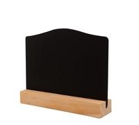 Mini Wooden Chalkboards 6Pcs Small Chalkboard Signs Double-Sided Erasable Wood Message Board Compact Lightweight for Food Labels Wedding Signs Place Cards Event De