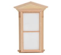 Mini Wooden Door, 1:12 Dollhouse Miniature Wooden Door, Miniature Furniture Mode Fairy Door for Fairy Tale Education Learning